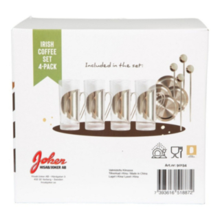 Irish Coffee Setti 4-pakkaus
