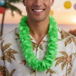 Havaijikranssi Neonvihreä