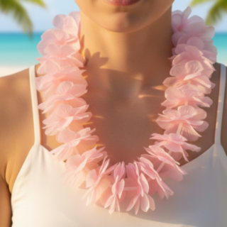 Havaijikranssi Pastellinpinkki