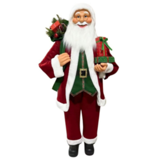 Seisova Joulupukki Figuuri