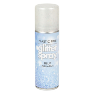 Hius- ja Vartalospray Glitter Sininen