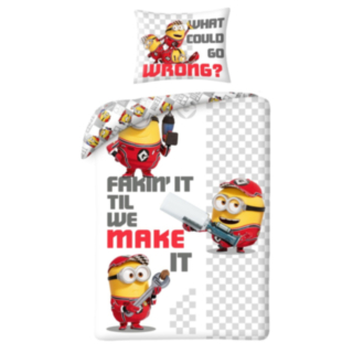 Minions® Fakin' It Til We Make It -vuodevaatteet