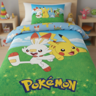 Pokémon® Scorbunny Puuvillalakanat