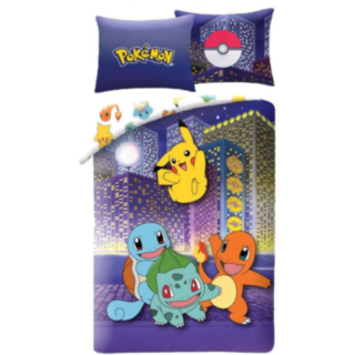 Pokémon® Starters Puuvillalakanat