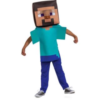 Minecraft® Steve Lasten Naamiaisasu