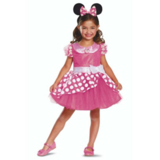 Disney® Minni Hiiri Pinkki Deluxe Lasten Naamiaisasu