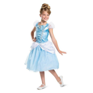 Disney® Prinsessa Tuhkimo Deluxe Lasten Naamiaisasu
