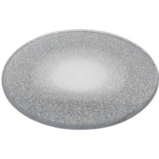 Lasinen Koristelautanen Glitterillä Sininen