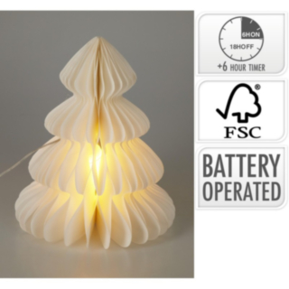 Kennopaperi Joulukuusi 6 LED