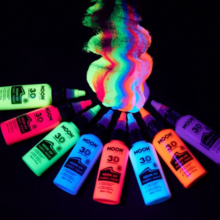 Neon UV 3D Tekstiiliväri