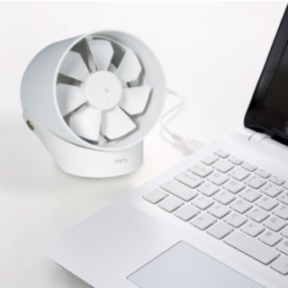 USB-tuuletin Valkoinen