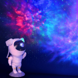Astronautti Tähtitaivas Valaisin