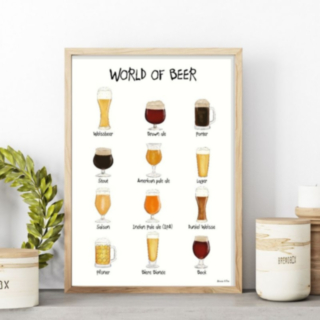 World Of Beer A4 Juliste