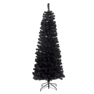 Tekojoulu­kuusi BLING Musta 180 x 68 cm