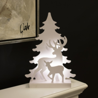 3D LED Joulusiluetti Poro