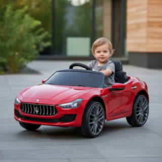 Maserati® Ghibli Sähköauto Lapsille 12V Punainen