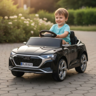 Audi® SQ8 Sähköauto Lapsille 12V Musta