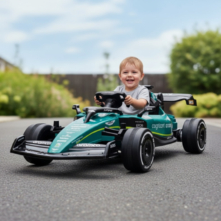 Aston Martin® Formula 1 Sähköauto Lapsille 12V Vihreä