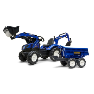 New Holland® Kaivurikuormaaja Etukuormaajalla & Perävaunulla Sininen