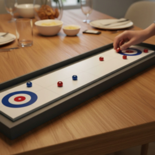 Nordic Games® Shuffleboard & Curling 2-in-1