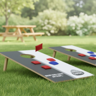 Nordic Games® Cornhole Musta/Valkoinen