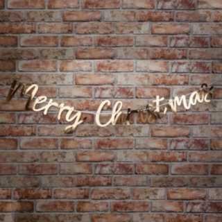 Merry Christmas -kirjainnauha