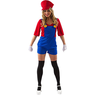 Naisellinen Mario-asu