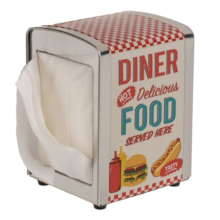 50-luvun servettiteline