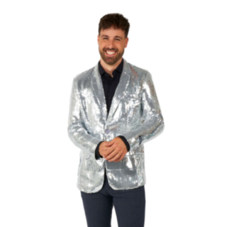 Suitmeister® Silver Shimmer Puvuntakki