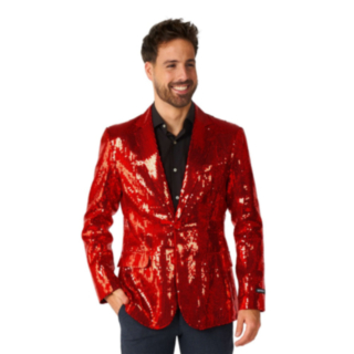 Suitmeister® Red Hot Sequins Puvuntakki