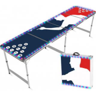 World Series LED Beer Pong -pöytä
