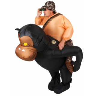 Puhallettava Gorilla Naamiaisasu