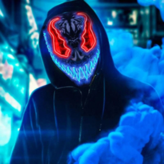 Paholainen LED Naamari