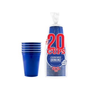 Siniset Beer Pong -mukit