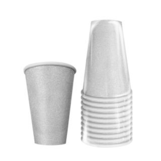 Original Cup -pahvimukit glitterhopea