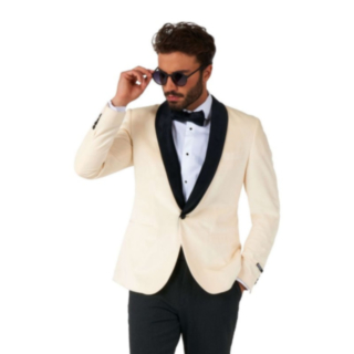 Opposuits® Dinner Jacket Bleiseri Ivory Champagne