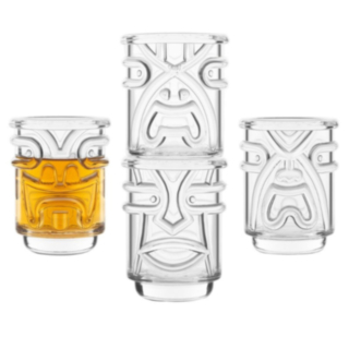 Final Touch® Tiki Shottilasit