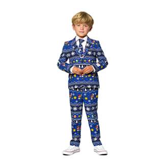 OppoSuits® Merry Mario -lastenasu