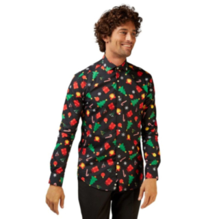 Opposuits® Christmas Icons Black Paita