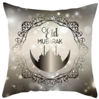 Eid Mubarak Tyynynpäällinen Hopea