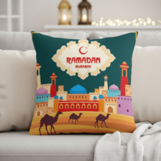 Ramadan Mubarak Tyynynpäällinen Monivärinen