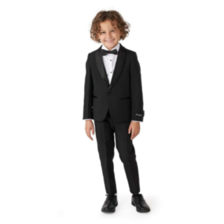 Opposuits® Jet Set Black Lasten Puku