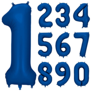 Suuri Numeropallo Satiini Merensininen
