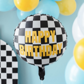 Racer Happy Birthday Foliopallo