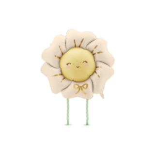 Kävelevä Kukka Foliopallo Vaalea Beige