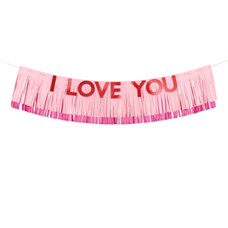 I Love You Viirinauha Vaaleanpunainen