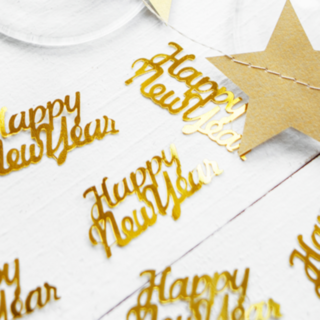 Happy New Year Konfetti Kulta