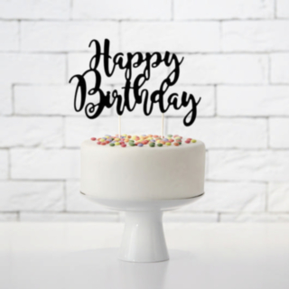 Happy Birthday Kakkukoriste Musta