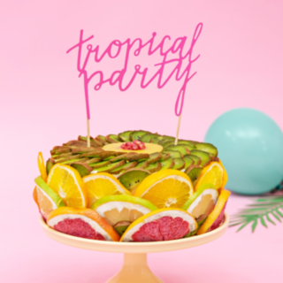 Tropical Party -kakkukoriste