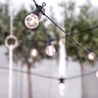Party Valot LED Musta